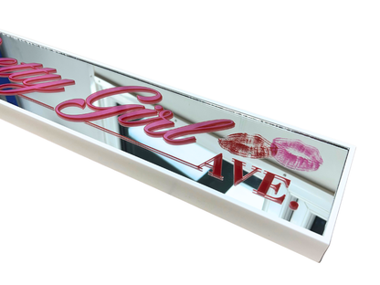 Pretty Girl Avenue - Mirror Sign