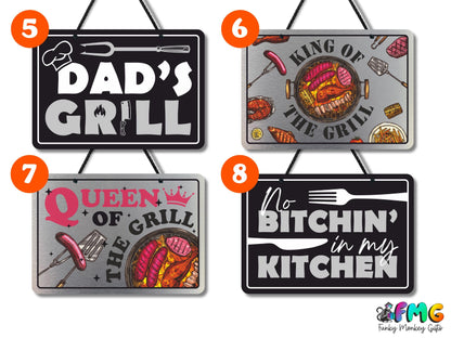 BBQ Lover | Metal Signs (18 designs to choose from)
