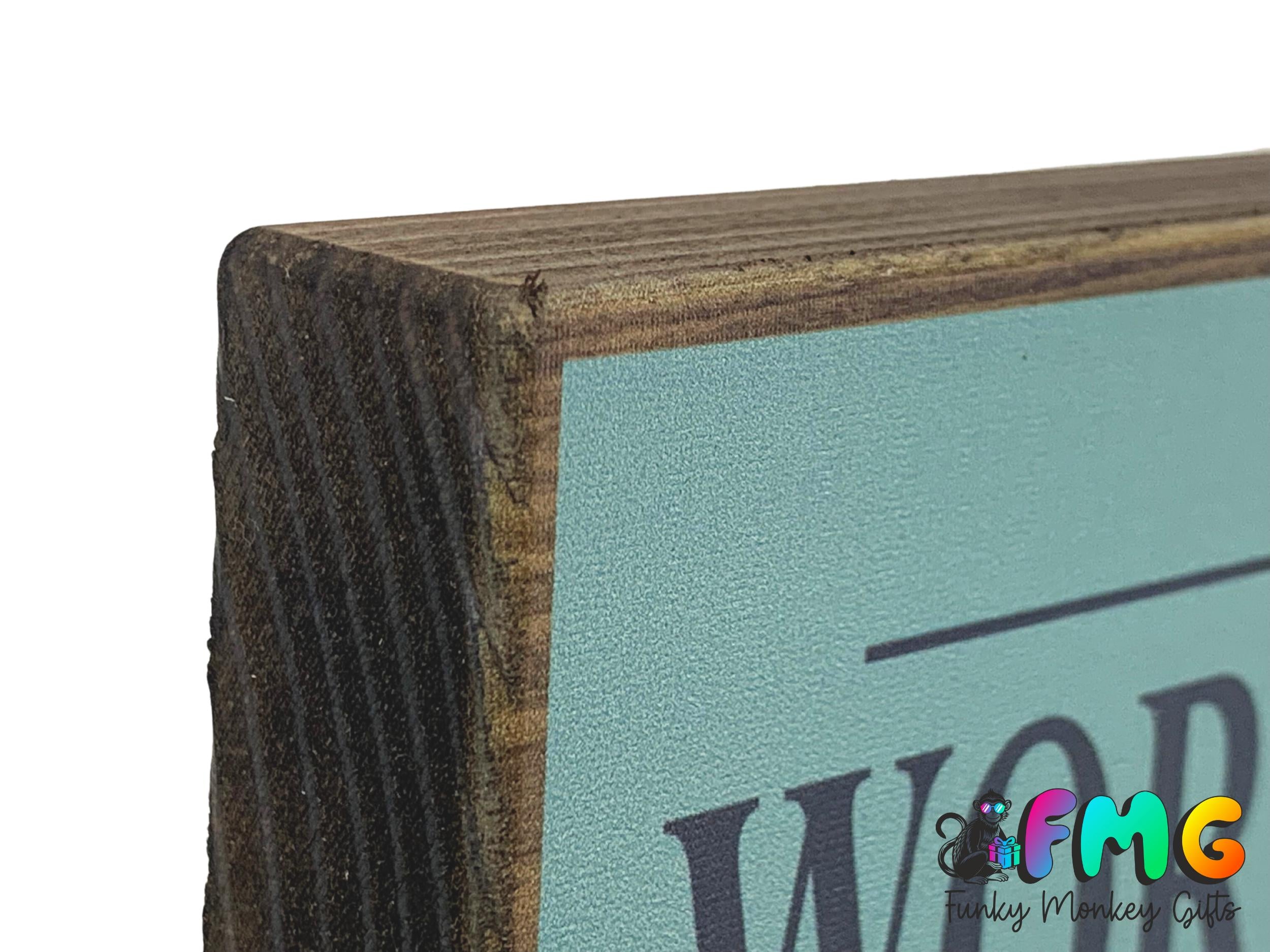 Big Boss Man | Rustic Block Shelf Sitter