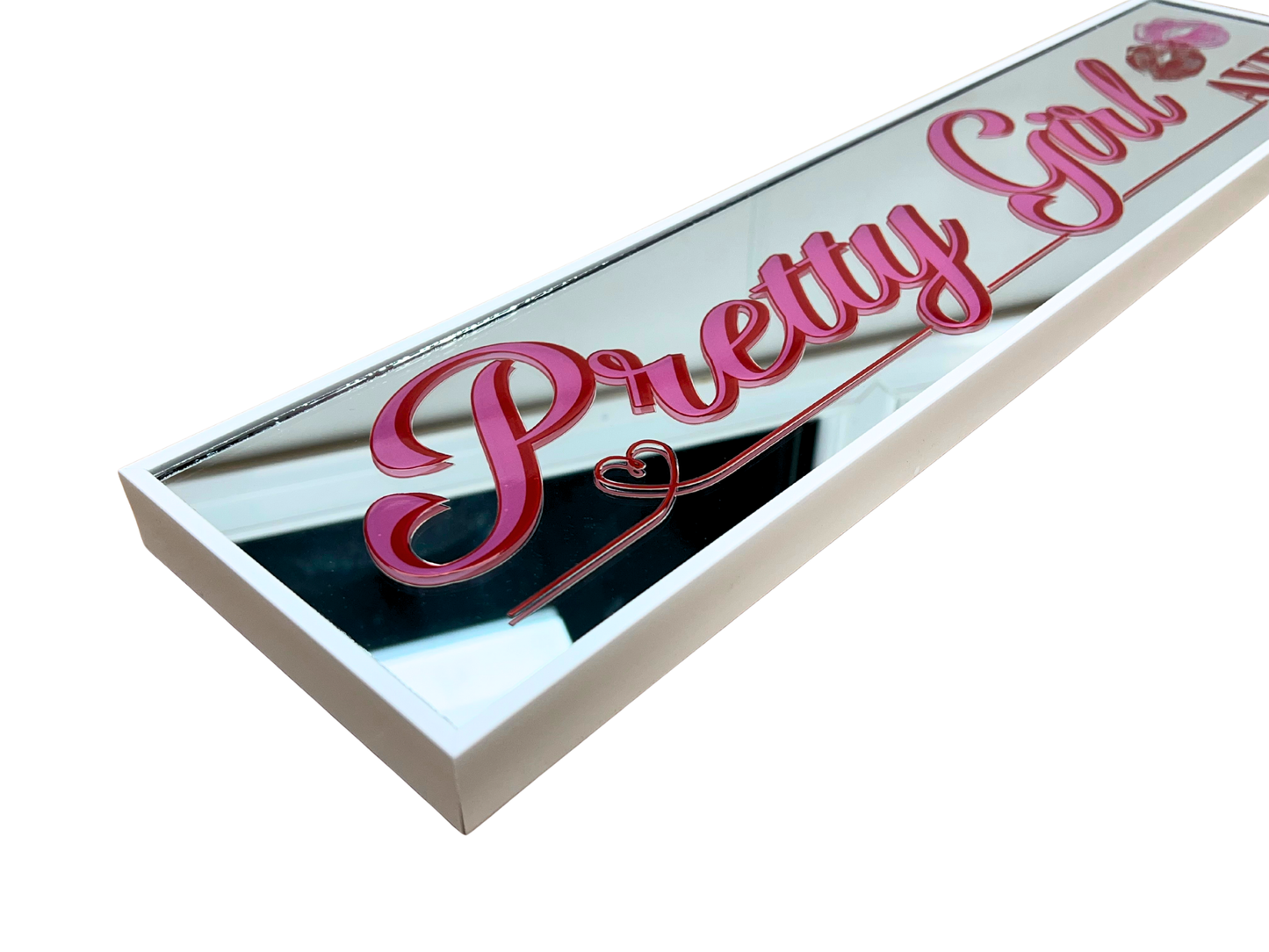 Pretty Girl Avenue - Mirror Sign