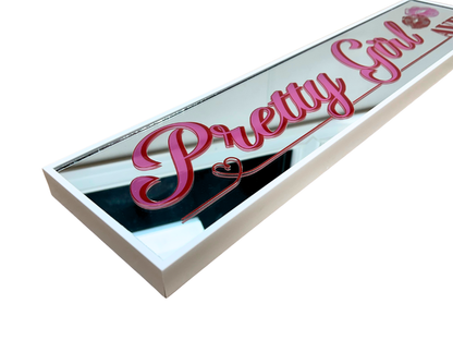 Pretty Girl Avenue - Mirror Sign