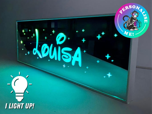 Personalised Disney Name | LED Light Up Mirror