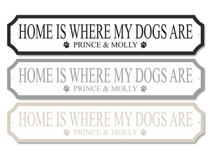 Personalised Dog Names | Acrylic Street Sign