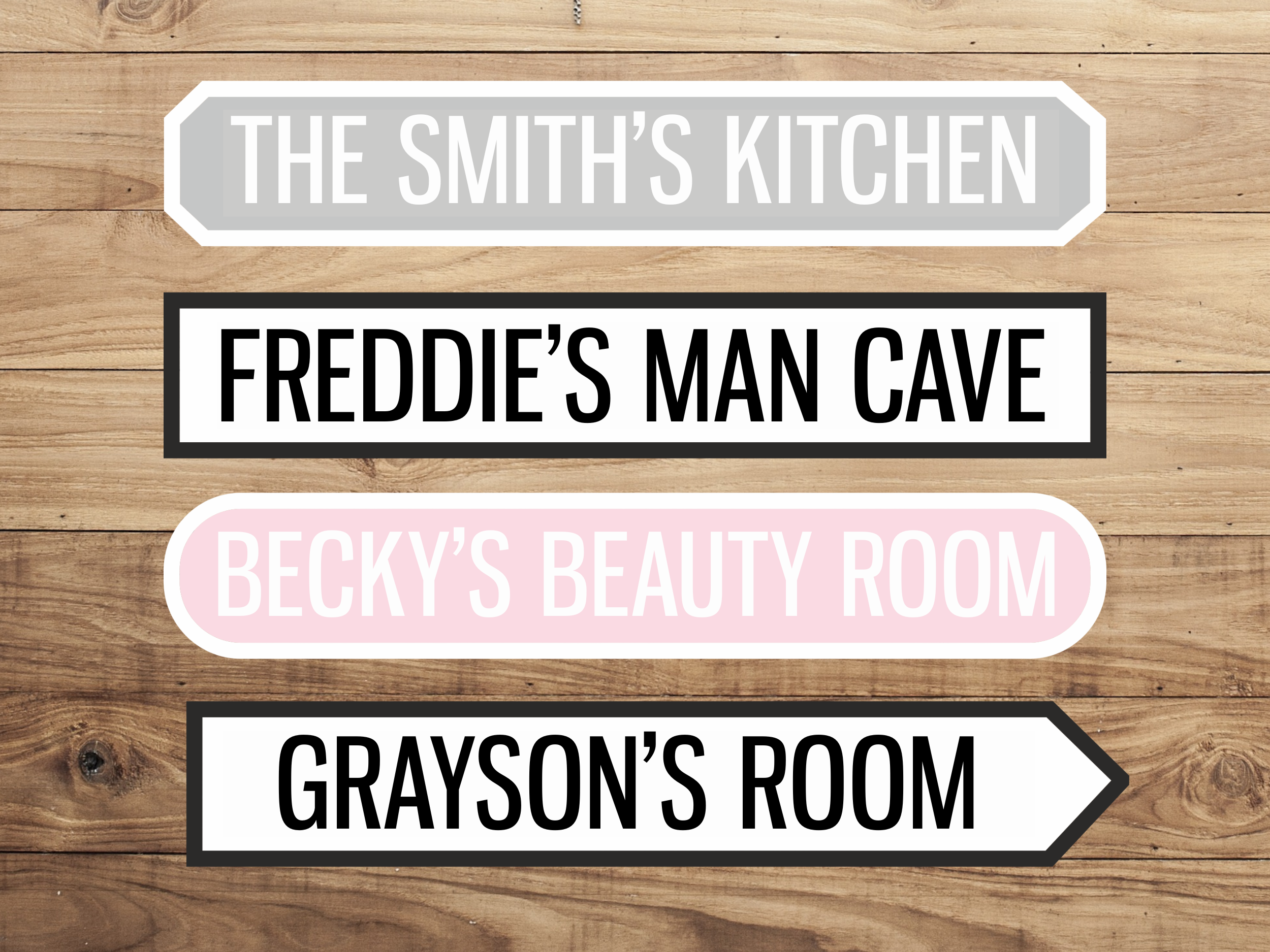 Personalised Vintage-Style Street Sign