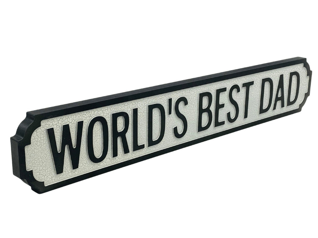 World’s Best Dad | Vintage-Style Street Sign