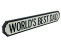World’s Best Dad | Vintage-Style Street Sign