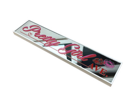 Pretty Girl Avenue - Mirror Sign
