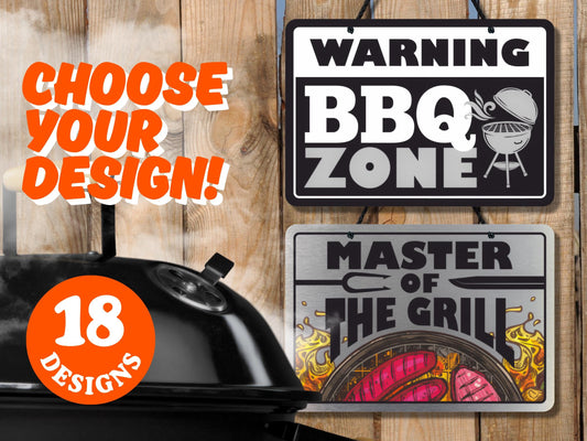 BBQ Lover | Metal Signs (18 designs to choose from)