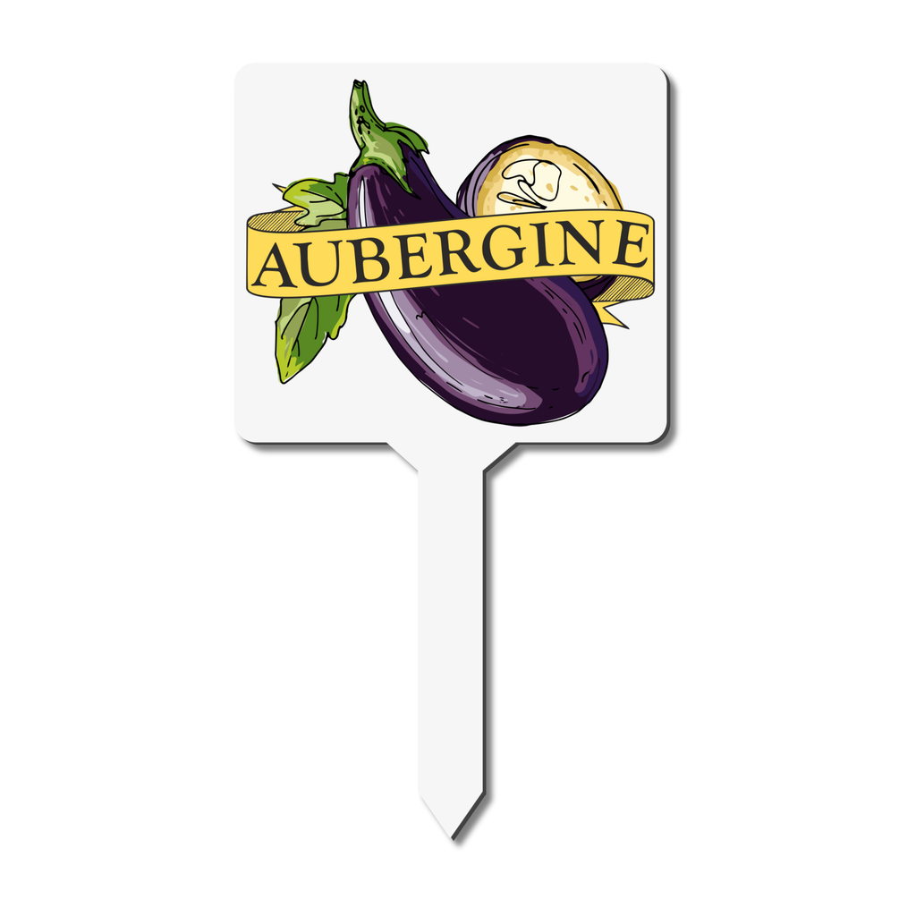 Aubergine Plant Marker