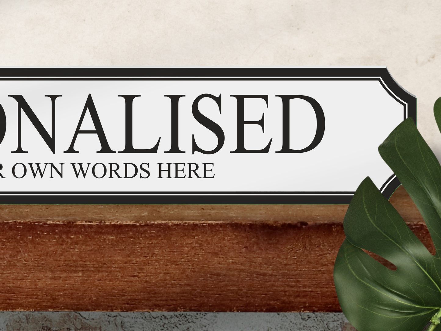 Personalised Bespoke | Wooden Sign (3 Colour Options)