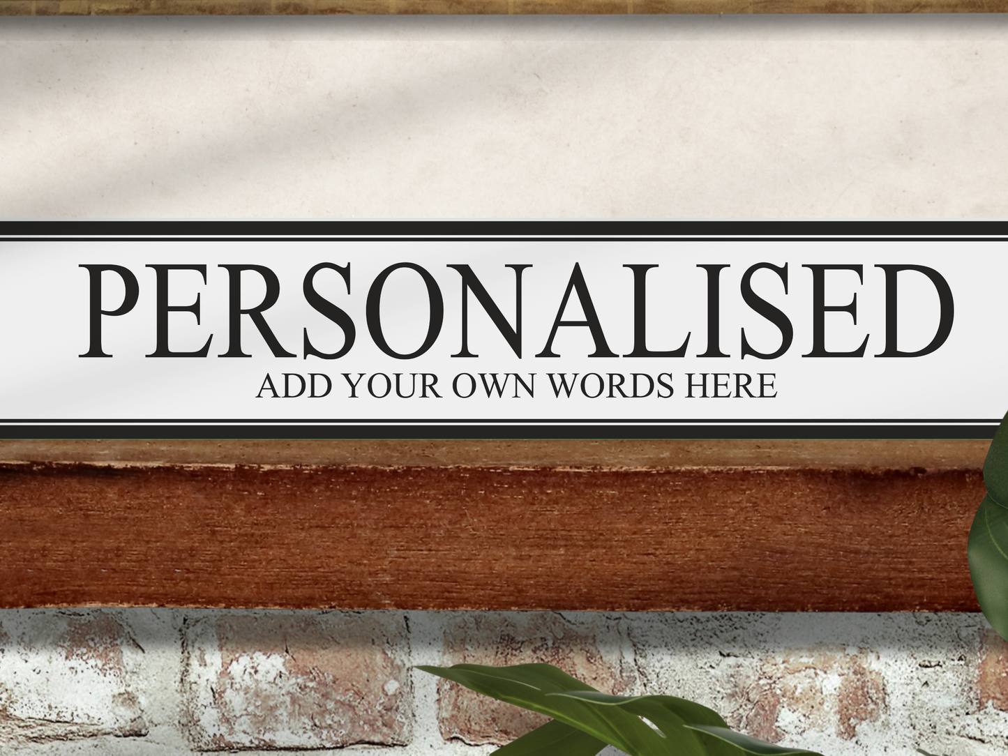 Personalised Bespoke | Wooden Sign (3 Colour Options)