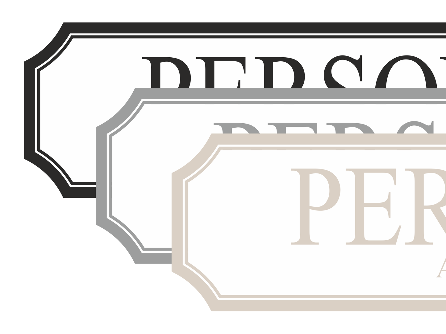 Personalised Bespoke | Wooden Sign (3 Colour Options)