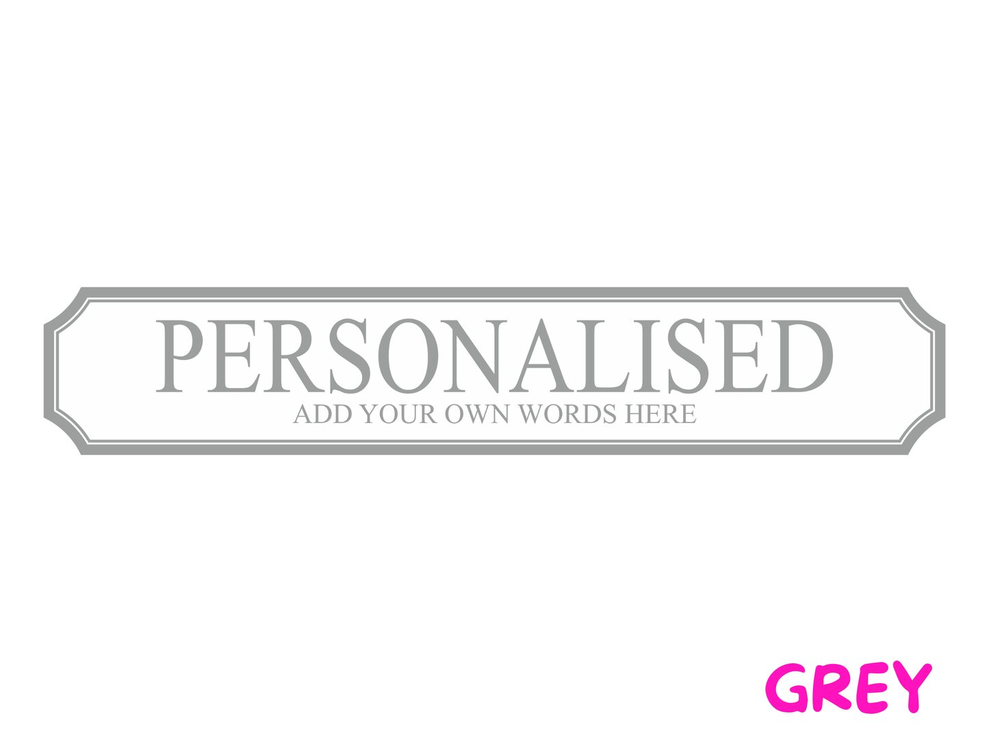 Personalised Bespoke | Wooden Sign (3 Colour Options)