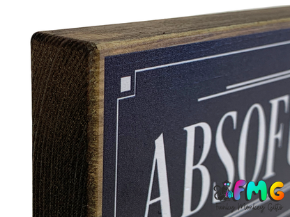 Kitchen Disco | Rustic Block Shelf Sitter