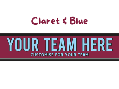 Personalised Football Team - Vintage Block