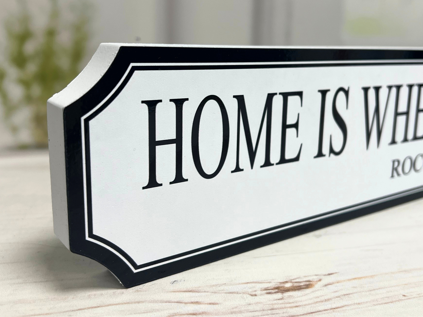 Personalised Bespoke | Wooden Sign (3 Colour Options)