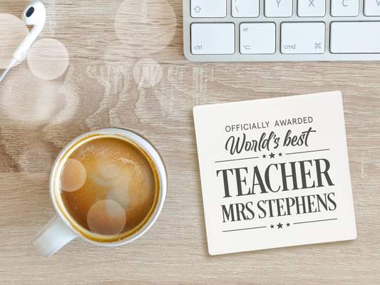 Personalised Teacher | Coaster