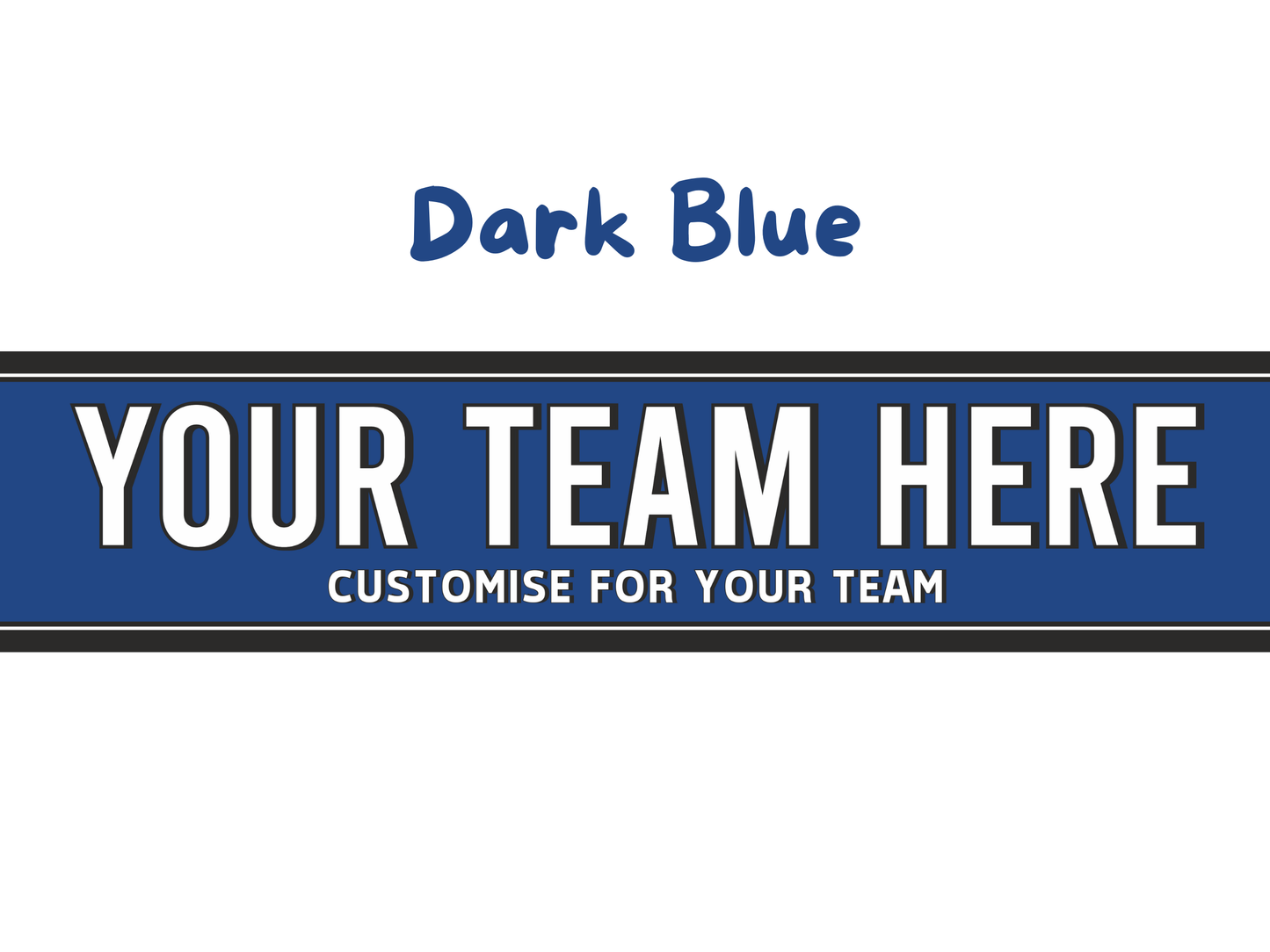 Personalised Football Team - Vintage Block