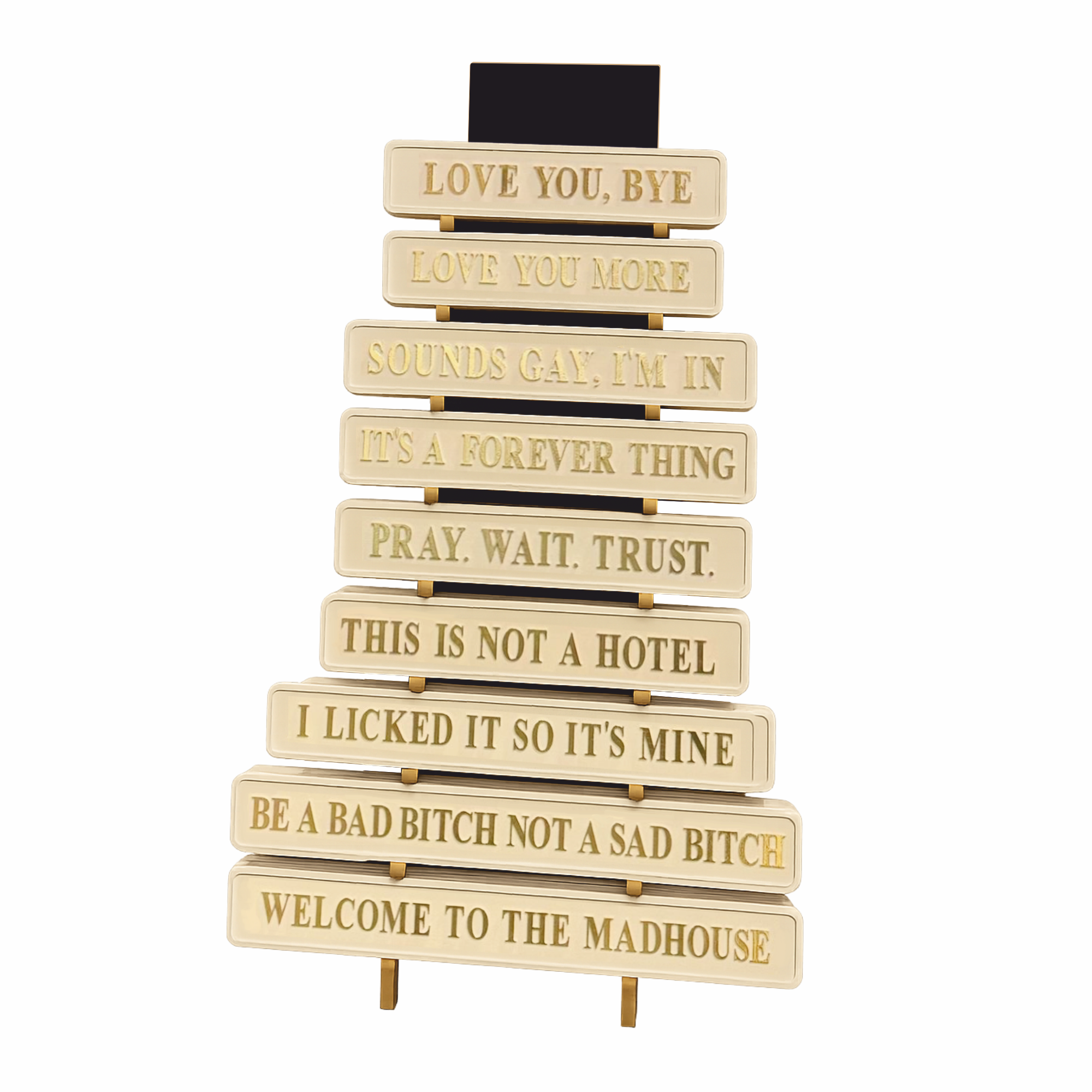 Signature Foil Sign Floor Display Stand