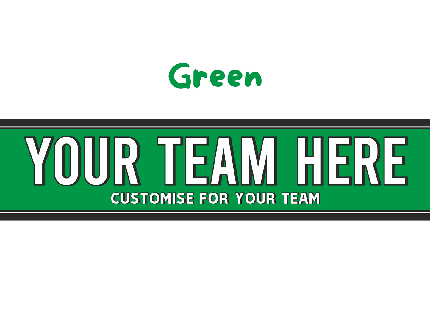 Personalised Football Team - Vintage Block