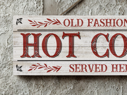 Hot Cocoa | Hanging Christmas Sign