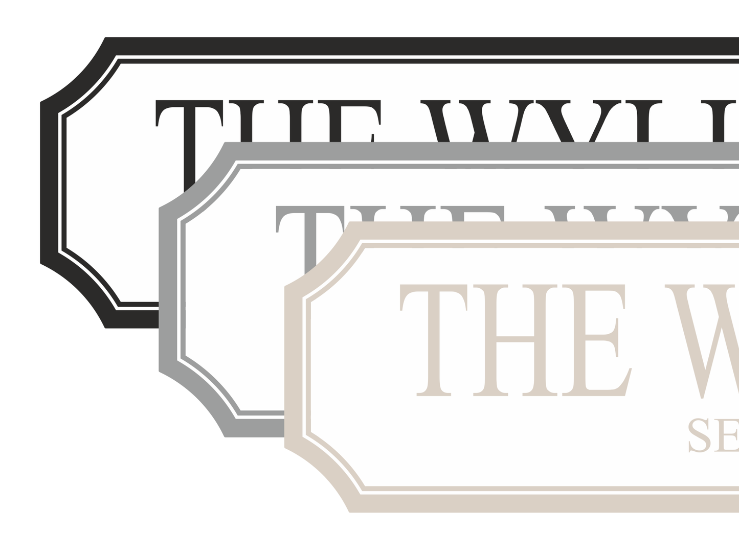 Personalised Family Name Kitchen | Wooden Sign (3 Colour Options)