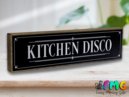 Kitchen Disco | Rustic Block Shelf Sitter
