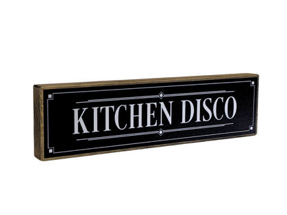 Kitchen Disco | Rustic Block Shelf Sitter