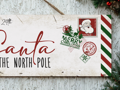 Letter To Santa | Hanging Christmas Sign