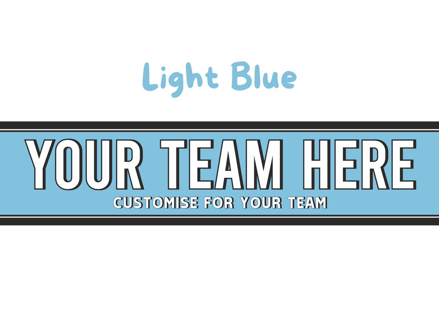 Personalised Football Team - Vintage Block