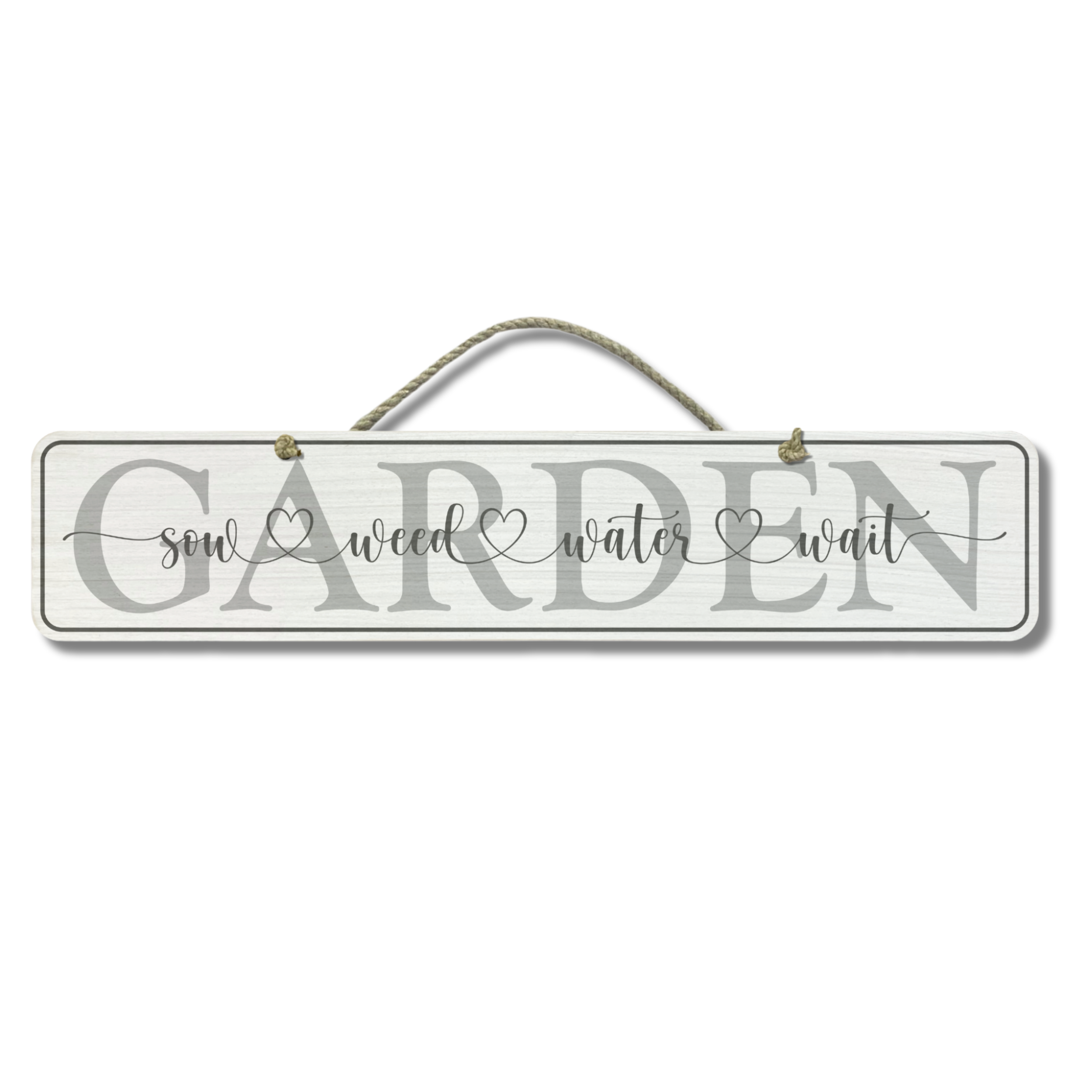 Garden - Wooden Outdoor Sign