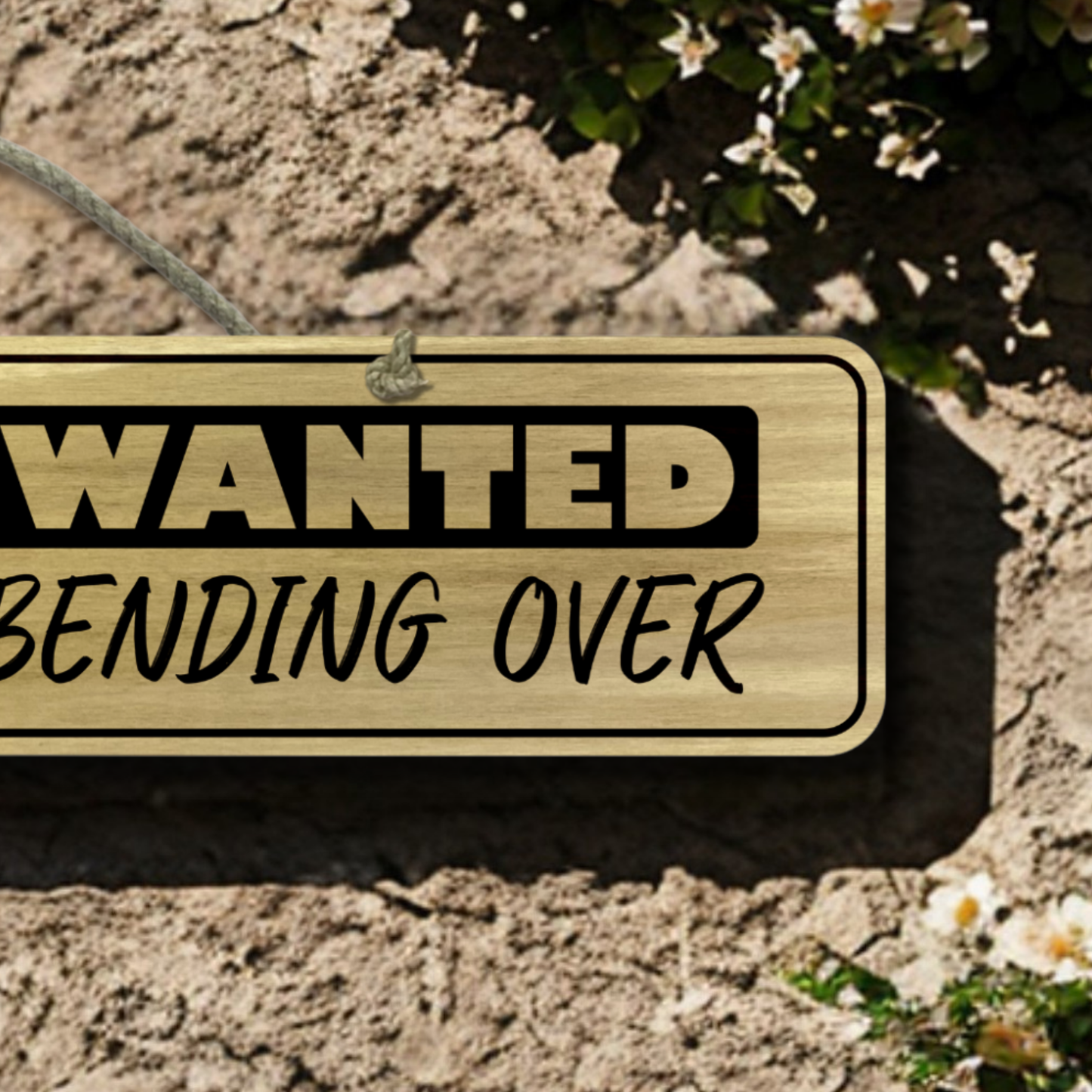 Gardener Wanted - Wooden Outdoor Garden Sign