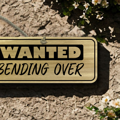 Gardener Wanted - Wooden Outdoor Garden Sign