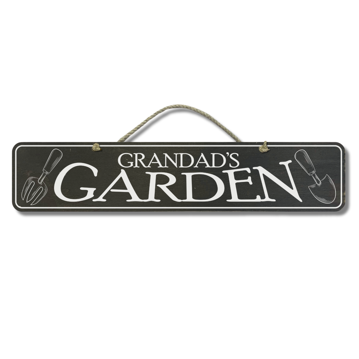 Grandad's Garden - Wooden Outdoor Garden Sign
