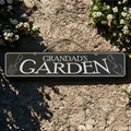 Grandad's Garden - Wooden Outdoor Garden Sign