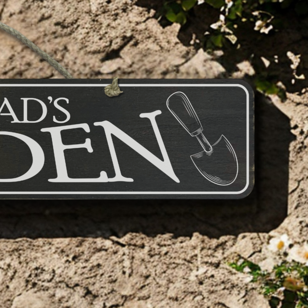 Grandad's Garden - Wooden Outdoor Garden Sign