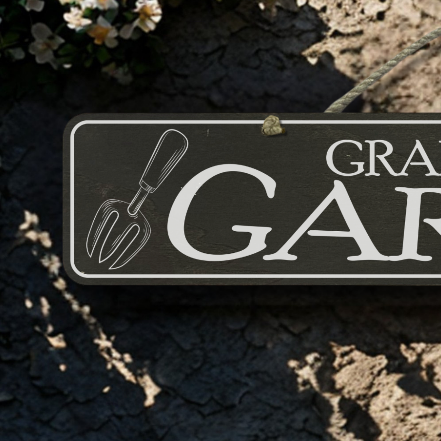 Grandad's Garden - Wooden Outdoor Garden Sign