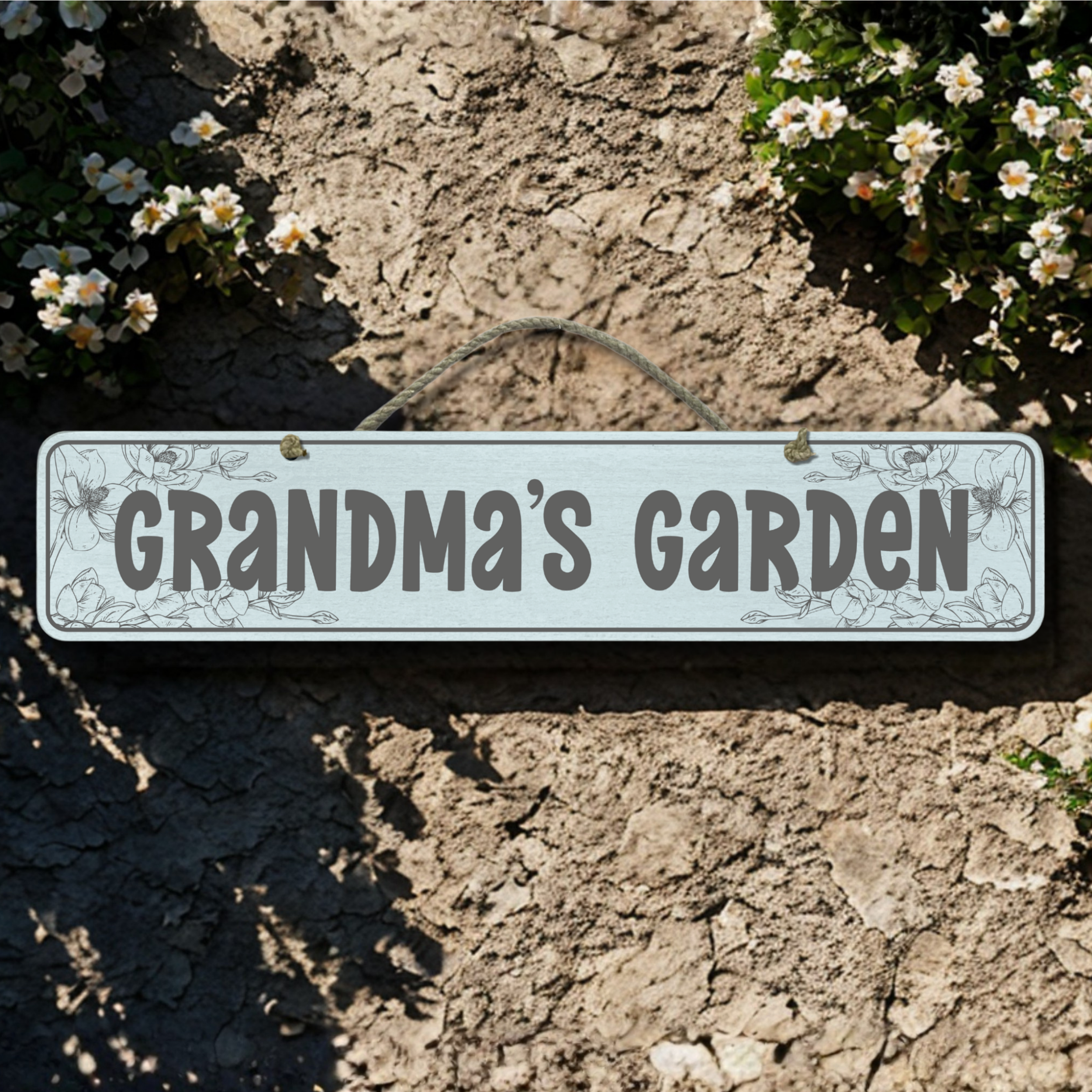 Grandma's Garden - Wooden Outdoor Garden Sign