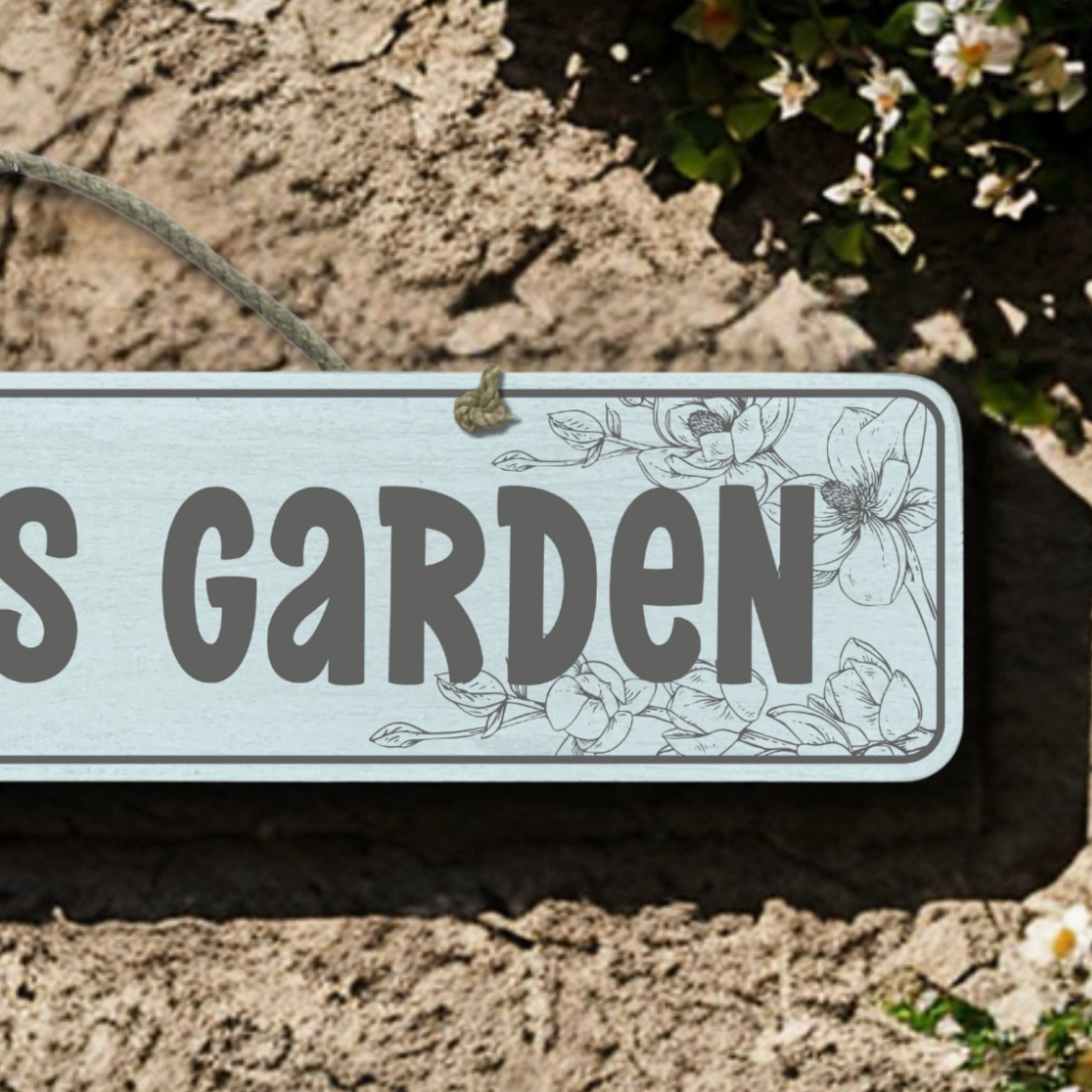 Grandma's Garden - Wooden Outdoor Garden Sign