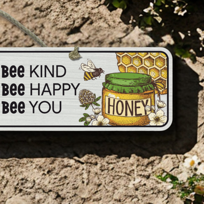 Hive Rules - Wooden Outdoor Sign