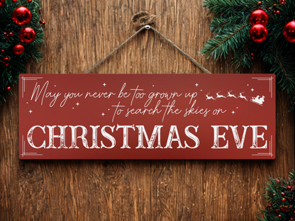 Christmas Eve | Hanging Christmas Sign