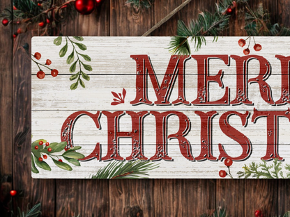 Merry Christmas | Hanging Christmas Sign