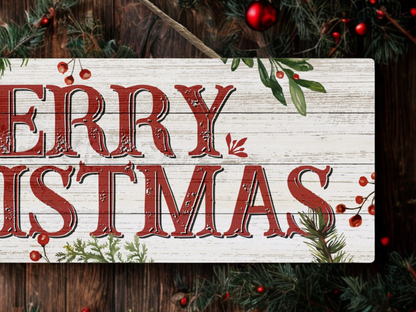 Merry Christmas | Hanging Christmas Sign