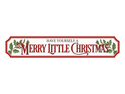 Merry Little Christmas | Wooden Christmas Sign