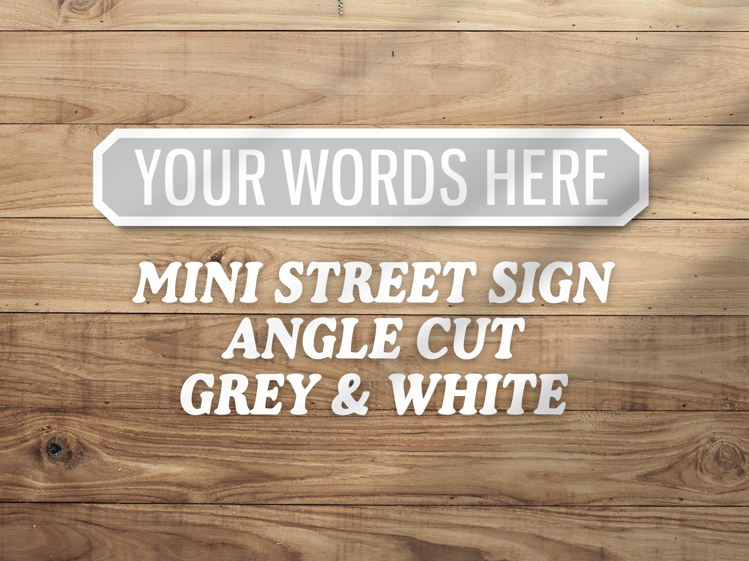 Personalised Vintage-Style Street Sign