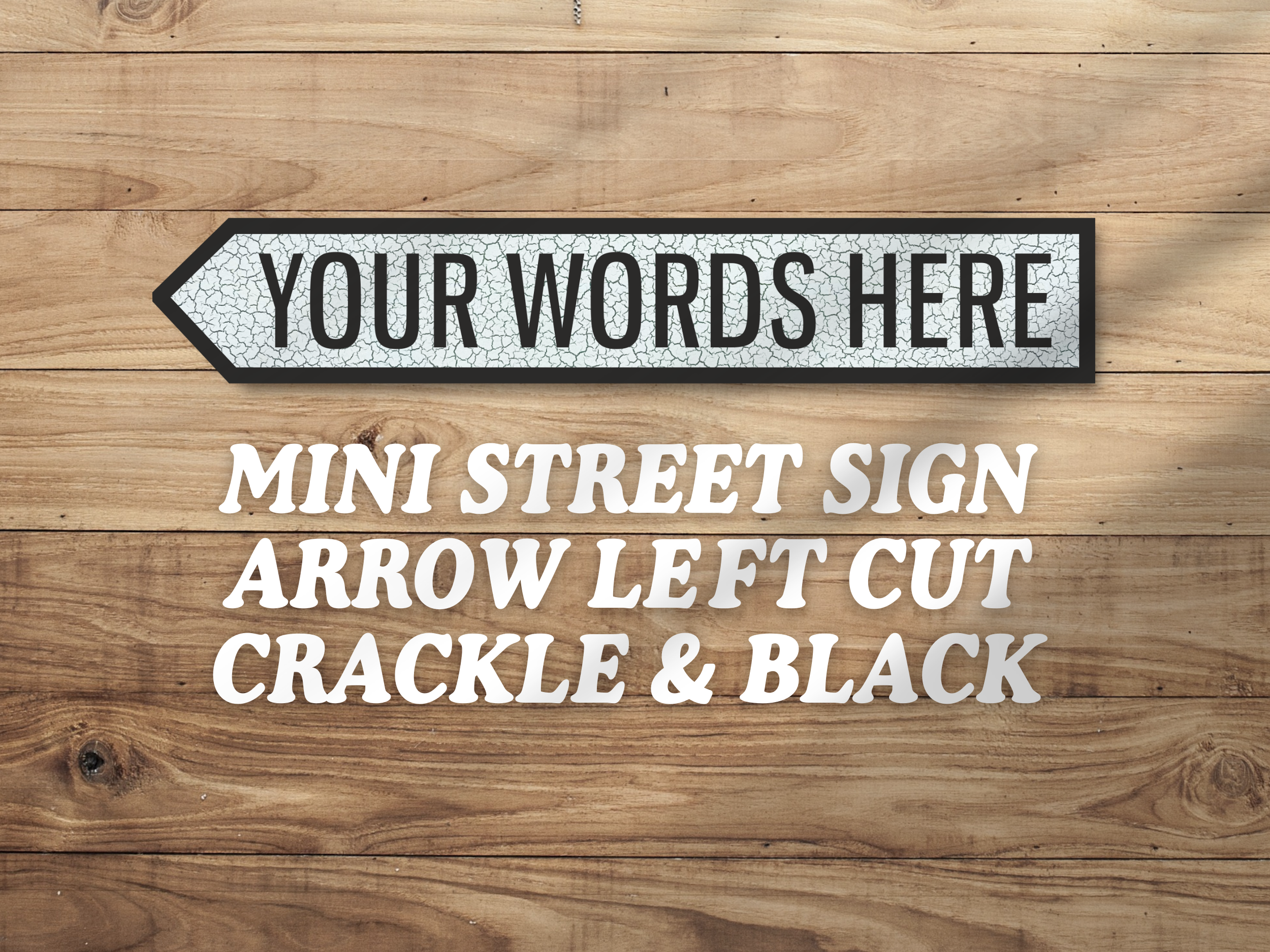 Personalised Vintage-Style Street Sign