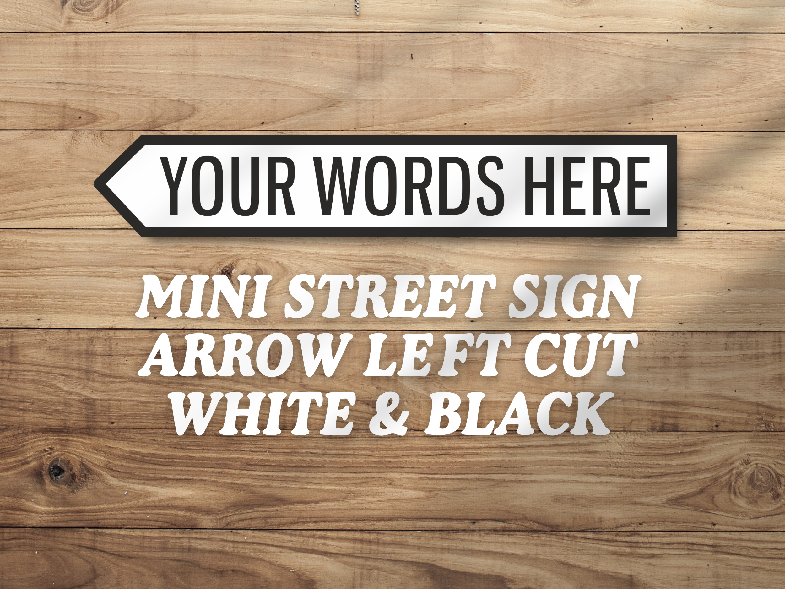 Personalised Vintage-Style Street Sign