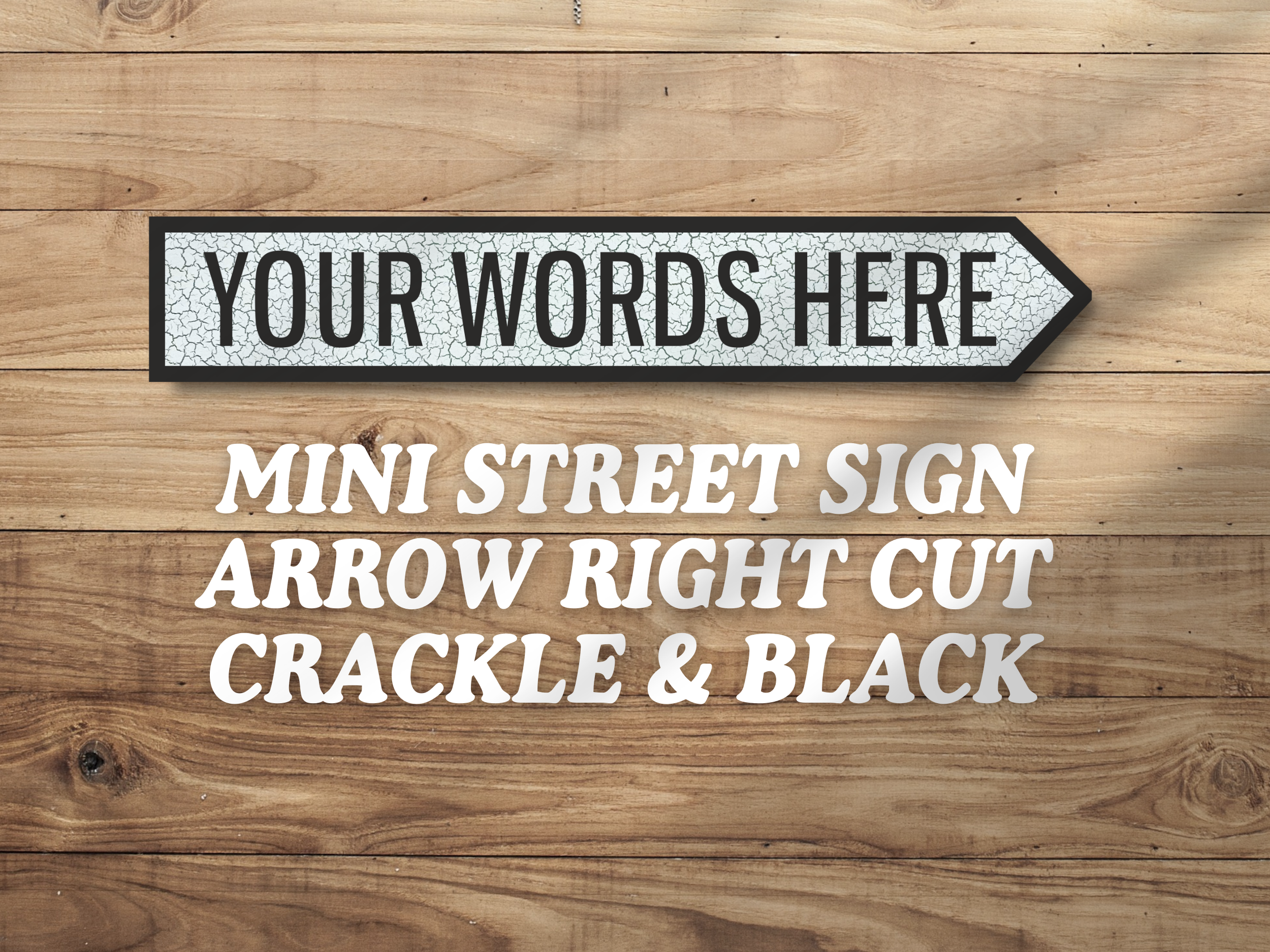 Personalised Vintage-Style Street Sign