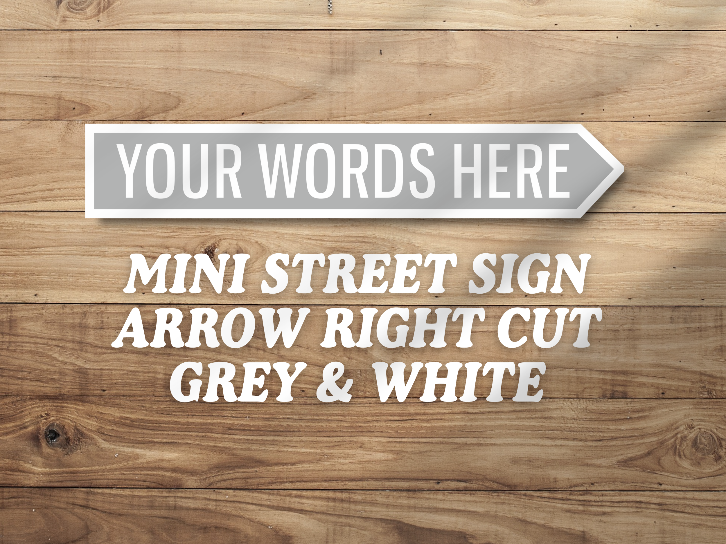 Personalised Vintage-Style Street Sign