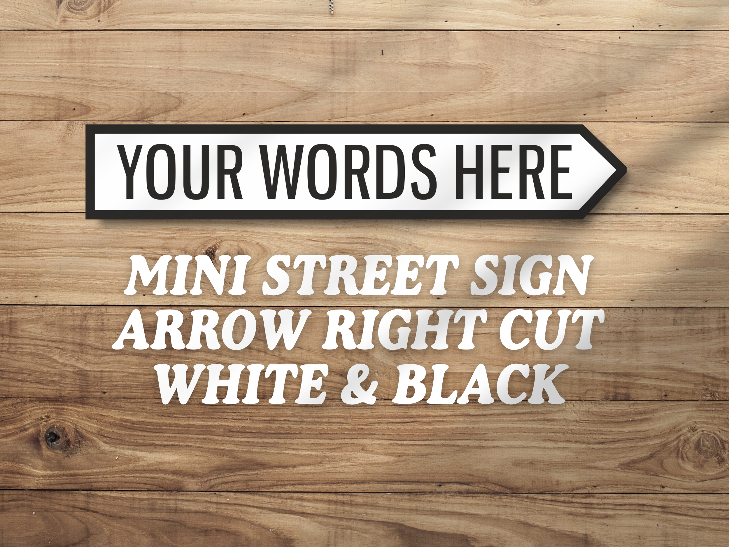 Personalised Vintage-Style Street Sign